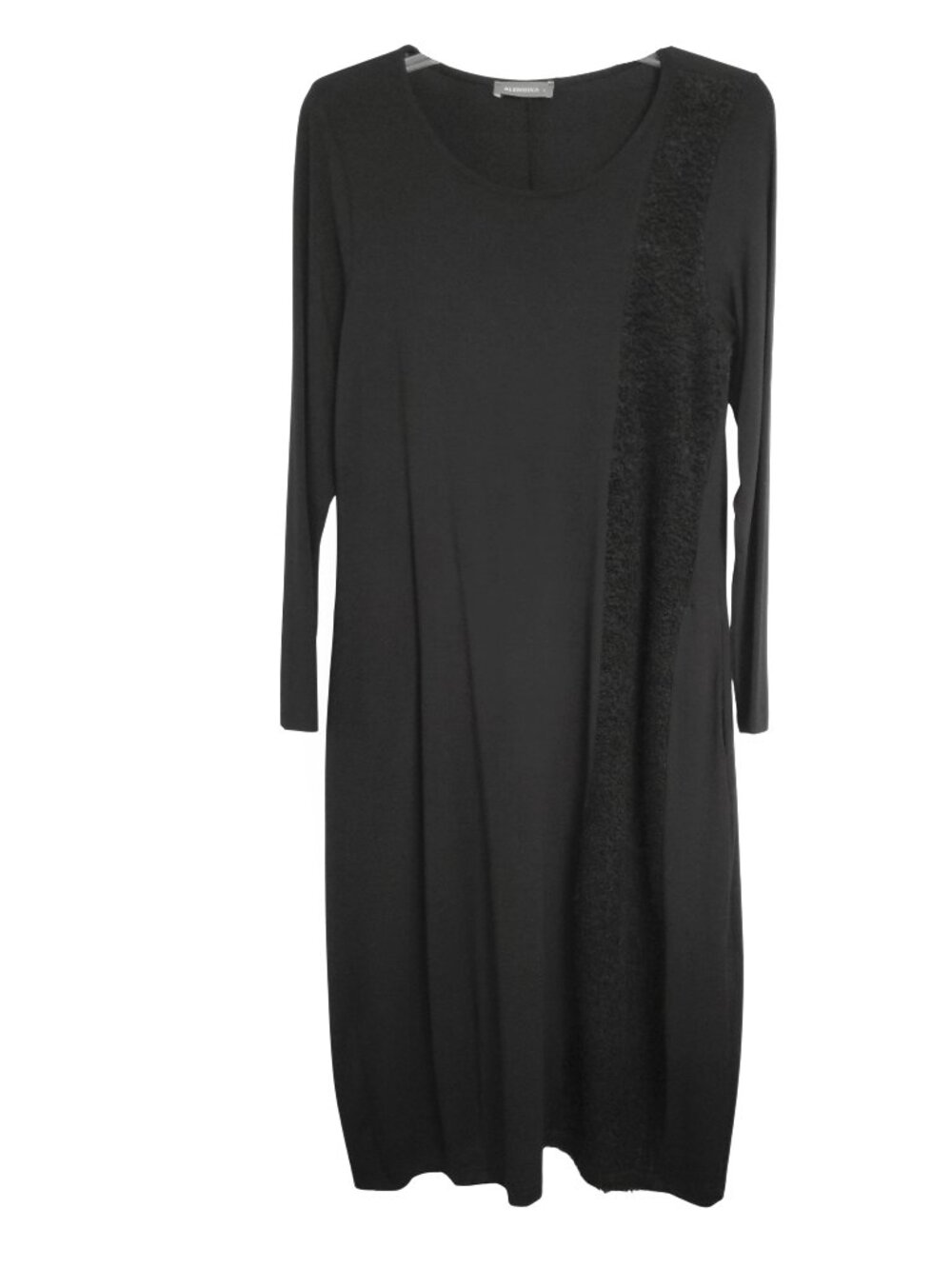 Alembika Jersey Knit Wool Panel Midi Dress 4 (12-14)
